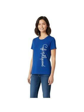 Planet Hollywood Women's Blue T-Shirt Size M